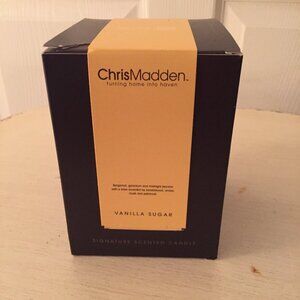 Chris Madden Vanilla Sugar Signature Scented Candle 10 oz New in Box
